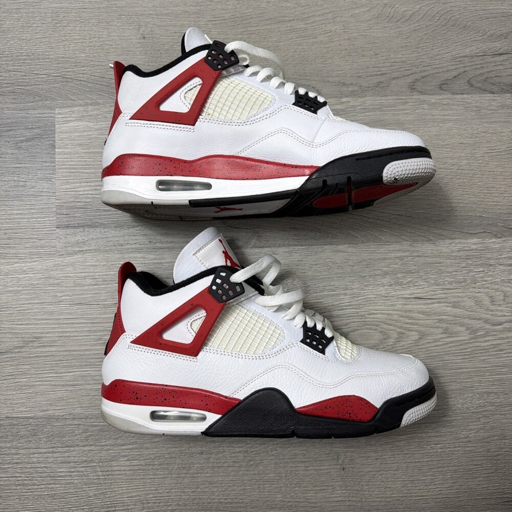 Nike Air Jordan 4 Retro 'Red Cement' DH6927-161 Men's Size 9